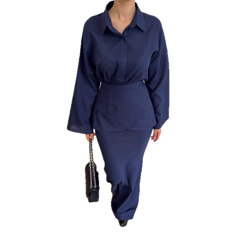 Women's Graceful Fashionable Lapel Long Sleeve Slim Suits