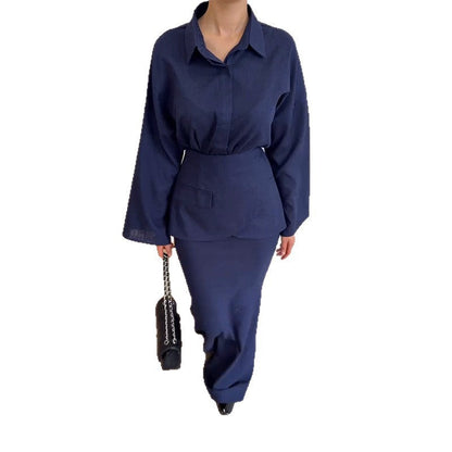 Women's Graceful Fashionable Lapel Long Sleeve Slim Suits