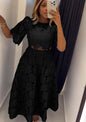 Women's Style Design Hollow Fashion Casual Set Suits
