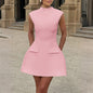 Women's Elegant Dress Fashionable Solid Color Dresses