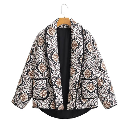 Women's Glamorous Popular Trendy Printed Fashion Coats