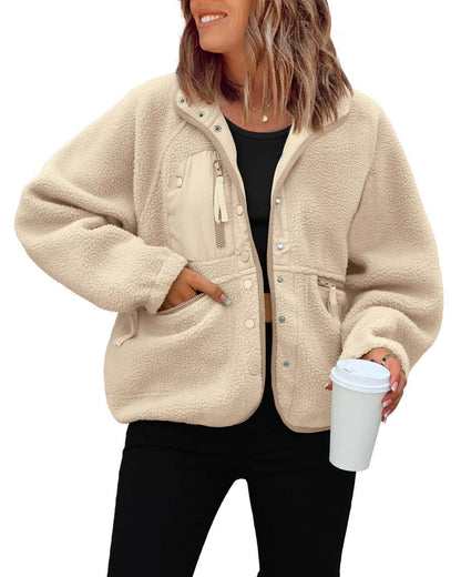 Women's Pretty Polar Fleece Sports Leisure Jackets