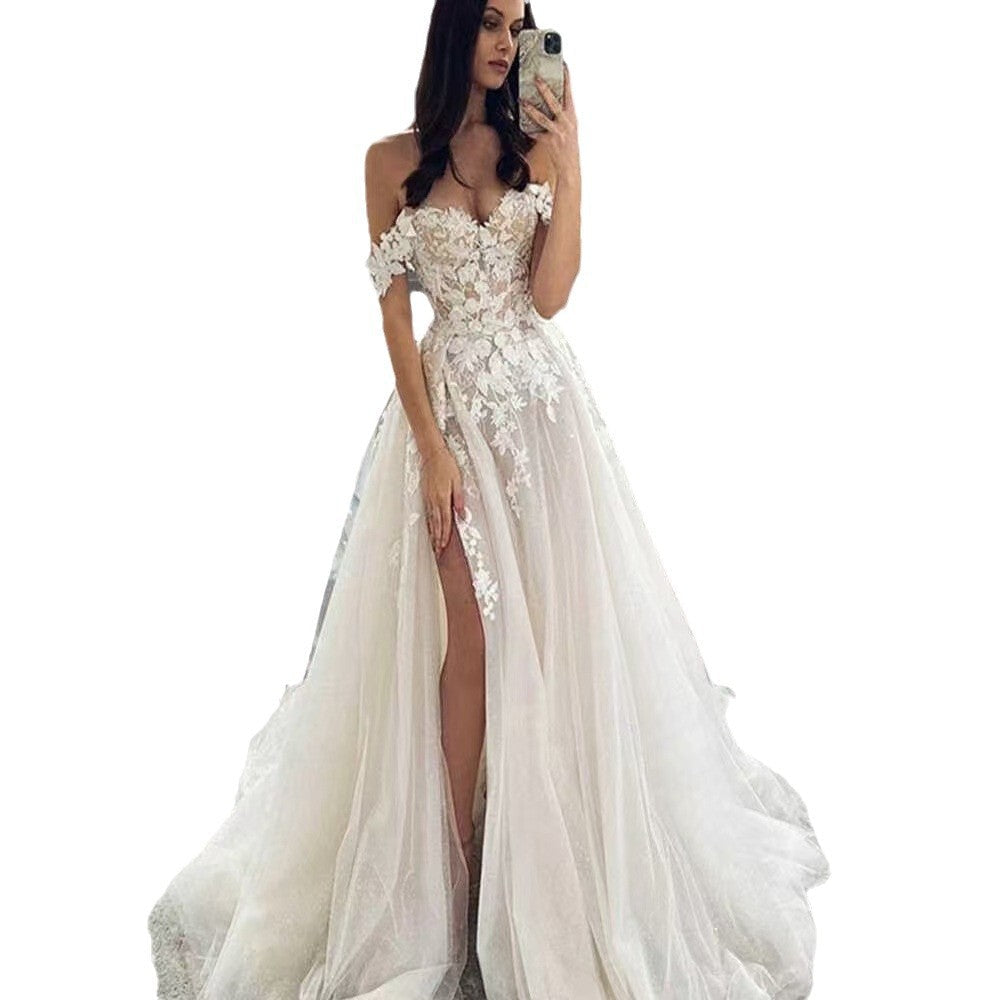 Style Main Dress Bride Slimming Trip Wedding Dresses