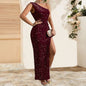 Digital Printing Large Swing Elegant Floral Slim Dresses