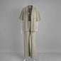 Cotton Short-sleeved Trousers Loose Sleeve Shirt Shorts