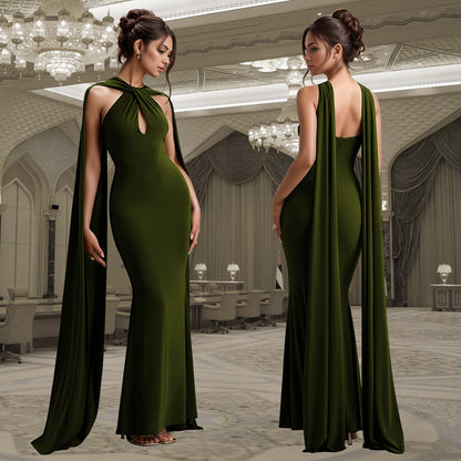 Women's Wear Casual Elegant Dress Ribbon Solid Dresses