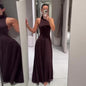 Women's Sleeveless Elegant Fashion Solid Color Long Dresses