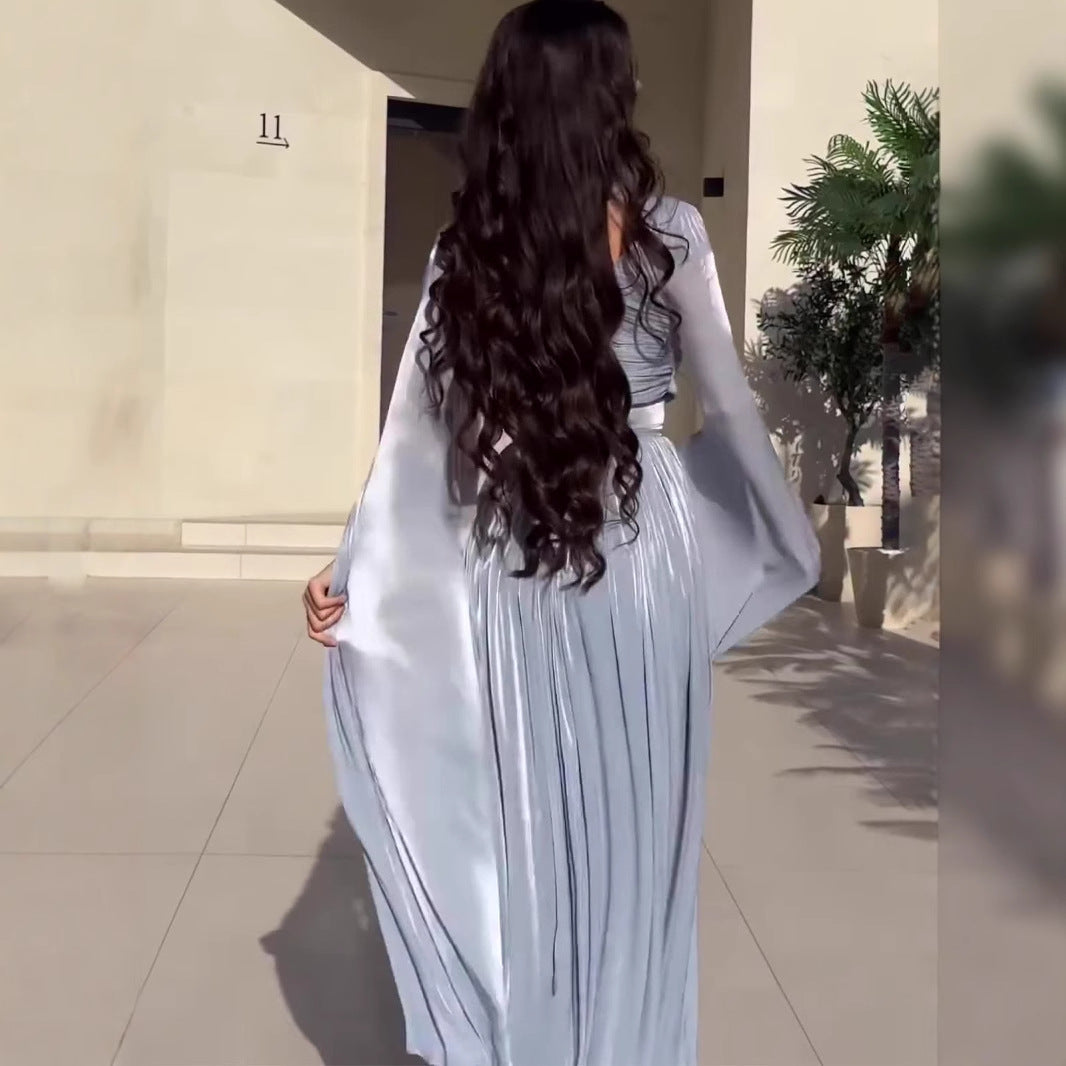 Women's Summer Elegant Retro Long Sleeve Dress Dresses