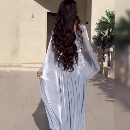 Women's Summer Elegant Retro Long Sleeve Dress Dresses