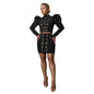 Women's Fashion Wear Casual Long-sleeved Corns Two-piece Suits