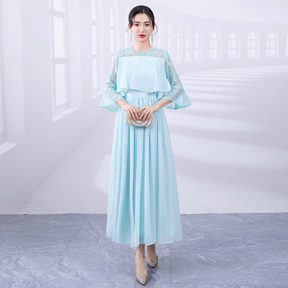 Gown Long Korean Style Banquet Dress Wedding Dresses