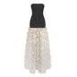 Tube Dress Three-dimensional Flower Pettiskirt Dinner Dresses