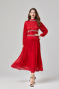 Design Fimbrilla Diamond Decorations Luminous Pleated Dresses