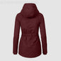 Women's Winter Quilted Cotton Parka Lamb Wool Woman Dress Coats