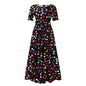 Women's Fashion Elegant Tied African Sleeve Large Dresses