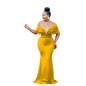 Women's Fashion Wear Solid Color Deep Backless Dresses