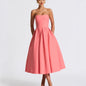 Women's Tube Dress For Summer Elegant Solid Dresses