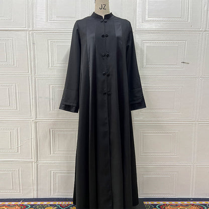 Women's Spring Loose Multicolor Long Dress Outside Coats