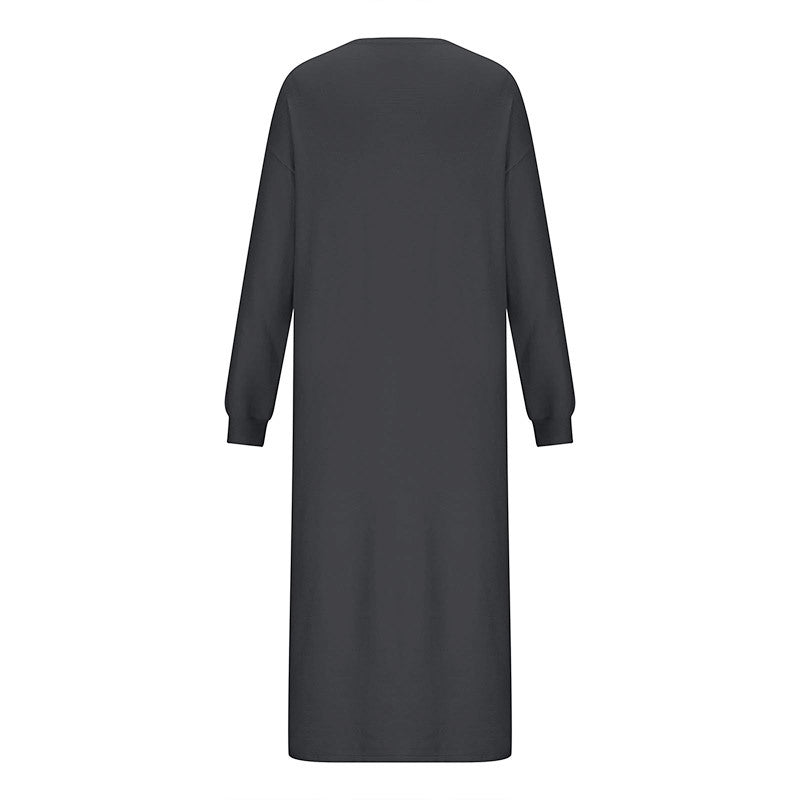 Overknee Long Slimming Versatile Woolen High Waist Skirts