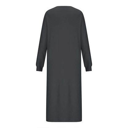 Overknee Long Slimming Versatile Woolen High Waist Skirts