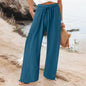 Outside Home Daily Date Pleated Thin Pants
