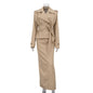 Women's Fashion Autumn Lapel Long Sleeve Trench Suits