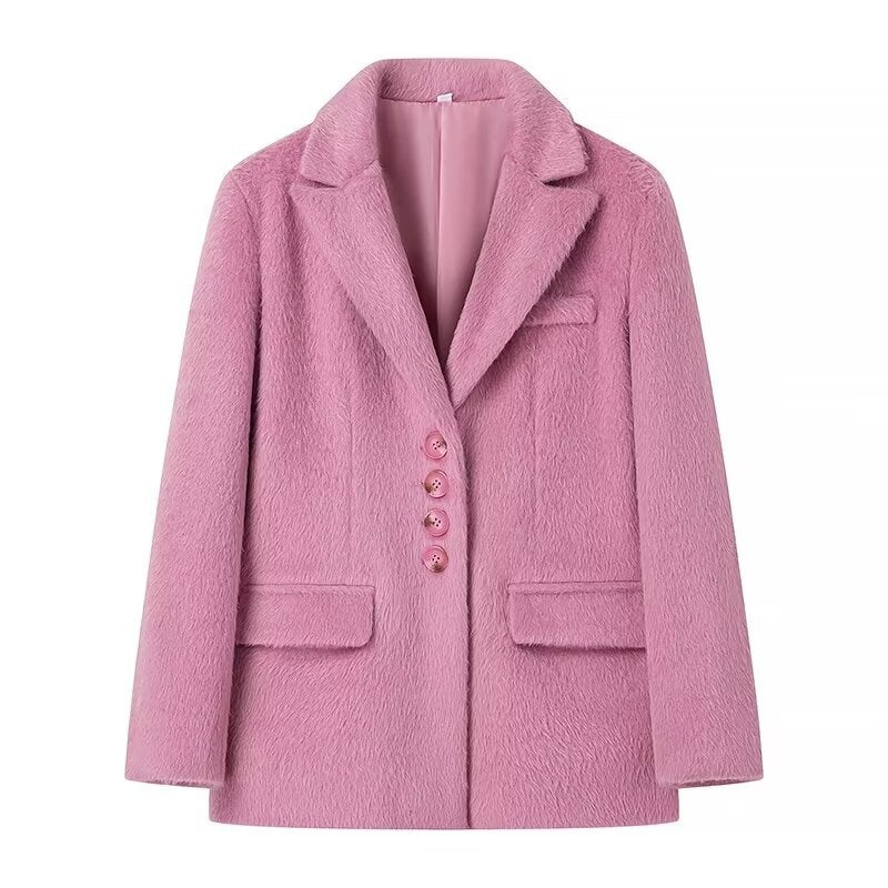 Women's Durable Fashion Loose Long Wool Coats