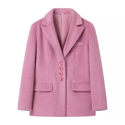 Women's Durable Fashion Loose Long Wool Coats
