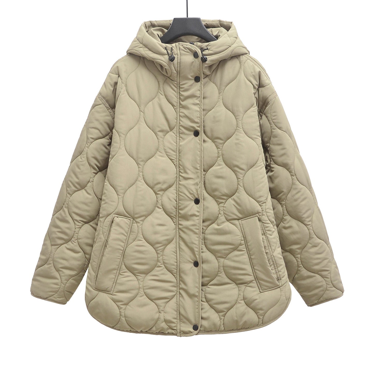 American Winter Hot Hooded Long Sleeve Cotton Coats