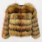 Women's Beautiful Winter Fur Imitation Stitching Coats