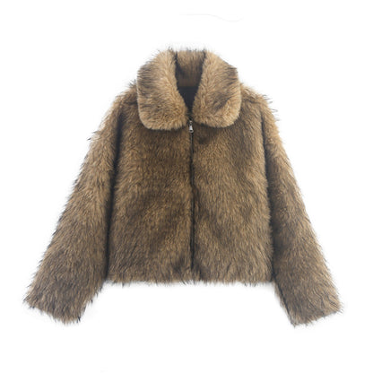 Women's Classy Cool Fashion Casual Fur Coats