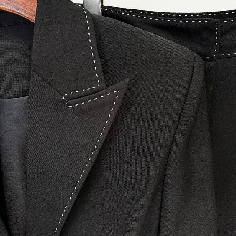 Fashion Beaded Decorative Series Belt Two-piece Suits