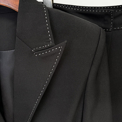 Fashion Beaded Decorative Series Belt Two-piece Suits