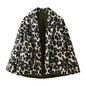 Women's American Printed Fashionable Loose Lamb Fur Coats