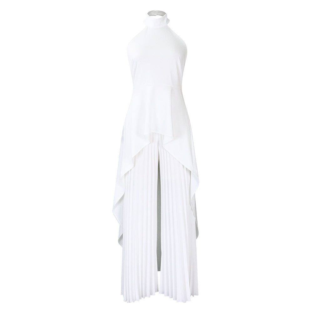 Women's Unique Pretty Sleeveless Irregular Two-piece Pants