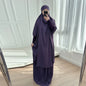 Attractive Large Swing Solid Color Two-piece Suits