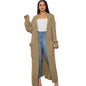 Women's Lazy Fashion Solid Color Long Twist Dresses