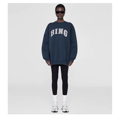 Women's Winter North American Niche Classic Letters Sweaters