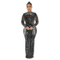 Women's Hot Drilling Long Sleeve Dress Lining Dresses