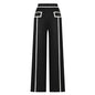 Creative Fashion Knitted Woolen Tup Straight Suits