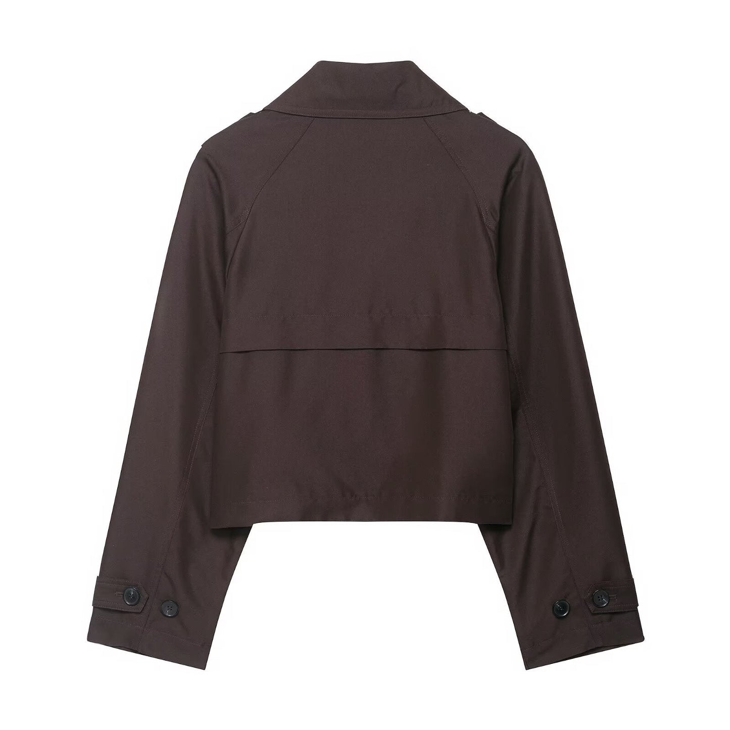 Women's Fashion Casual Double Breasted Trench Coats