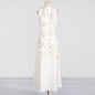 Women's Three-dimensional Flower A- Line Dress Patchwork Dresses