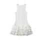 Women's American Round Neck Sleeveless Ruffled Dress Dresses