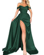High Slit Sexy Host Slimming Party Wedding Dresses