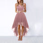 Hollow Lace Waist Chiffon Dress Dinner Dresses