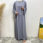 Trendy Slouchy Elegant Sleeveless Dress Muslim Suits