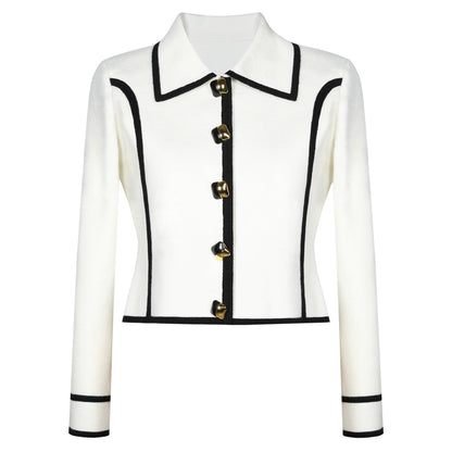 Creative Fashion Knitted Woolen Tup Straight Suits