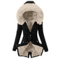 Women's Cotton Padded Parka Thick Warm Fur Coats