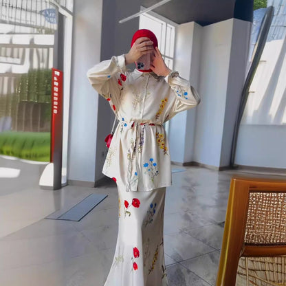 Women's Durable Arab Business Shirt High-grade Suits