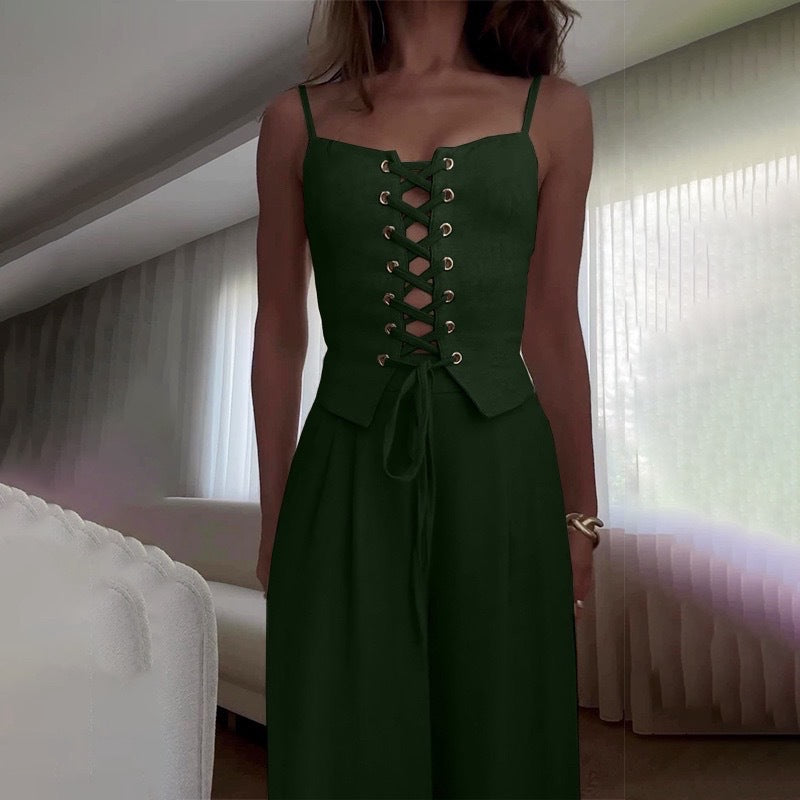 Pure Desire Sexy Cutout Tied Casual Suits